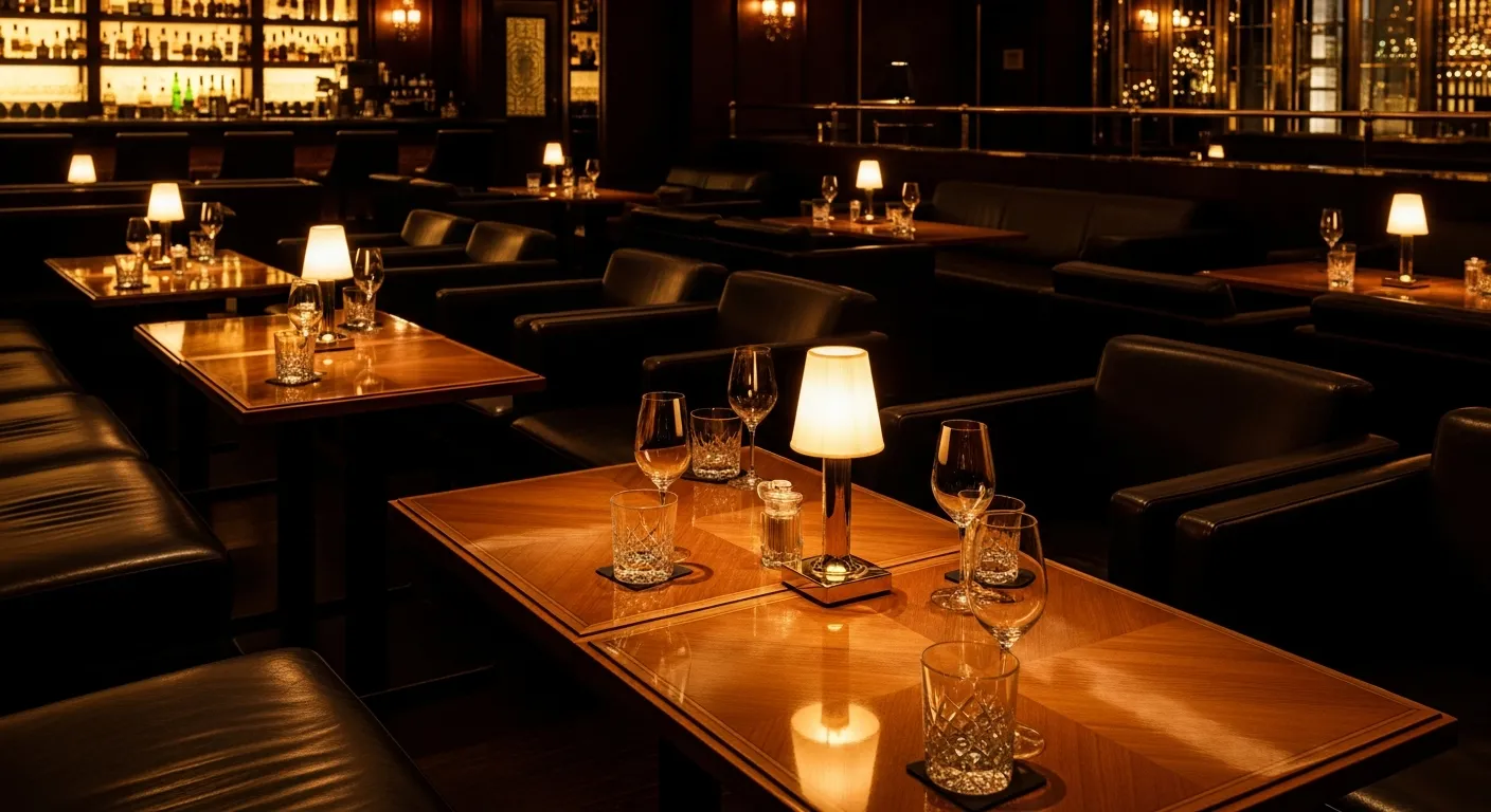 六本木の高級ラウンジの店内