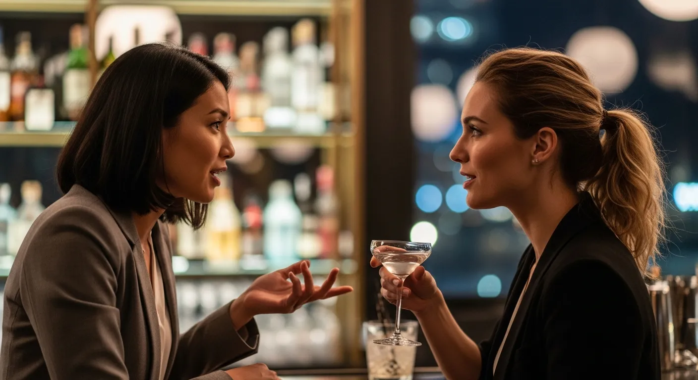 会話スキルを磨く女性たちの様子